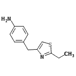 CAS#: 689251-68-1， 4-[(2-Ethyl-1,3-thiazol-4-yl)methyl]aniline