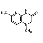CAS 登录号：689259-31-2， 1,6-二甲基-1,4-二氢吡啶并[2,3-b]吡嗪-3(2H)-酮