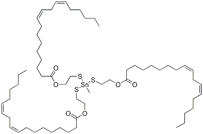 CAS#: 68928-40-5， (Methylstannylidyne)Tris(Thioethane-1,2-Diyl) Tris[(9Z,12Z)-Octadeca-9,12-Dienoate]