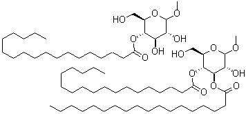 CAS 登录号：68936-95-8， 甲基葡萄糖倍半硬脂酸酯