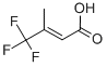 structure of CAS# 69056-67-3, 3-(Trifluoromethyl)Crotonic Acid;4,4,4-Trifluoro-3-Methylbut-2-Enoic Acid;(E)-4,4,4-Trifluoro-3-Methyl-But-2-Enoic Acid;4,4,4-Trifluoro-3-Methyl-But-2-Enoic Acid
