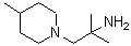 structure of CAS# 690632-11-2, 2-Methyl-1-(4-methyl-1-piperidinyl)-2-propanamine;1,1-Dimethyl-2-(4-methyl-piperidin-1-yl)-ethylamin;1,1-dimethyl-2-(4-methylpiperidin-1-yl)ethylamine;1,1-Dimethyl-2-(4-methyl-piperidin-1-yl)-ethylamine