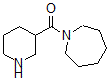 structure of CAS# 690632-28-1, (Hexahydro-1H-Azepin-1-Yl)-3-Piperidinyl-Methanone;1-(Piperidin-3-Ylcarbonyl)Azepane 97%;AZEPAN-1-YL-PIPERIDIN-3-YL-METHANONE;1-(Piperid-3-Ylcarbonyl)Azepane 97%