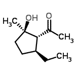 CAS#: 690660-67-4， 1-[(1R,2R,5S)-5-Ethyl-2-hydroxy-2-methylcyclopentyl]ethanone