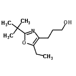 CAS#: 690684-44-7， 3-[5-Ethyl-2-(2-methyl-2-propanyl)-1,3-oxazol-4-yl]-1-propanol