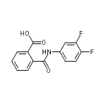 CAS#: 69076-60-4， 2-[(3,4-Difluorophenyl)carbamoyl]benzoic acid