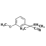 CAS#: 691346-13-1， 2-(3-Methoxyphenyl)-2-(methylamino)propanenitrile