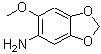 structure of CAS# 69151-32-2, 6-Methoxy-1,3-benzodioxol-5-amine;(6-methoxy-1,3-benzodioxol-5-yl)amine;6-methoxy-1,3-benzodioxol-5-amine;6-methoxy-2H-benzo[d]1,3-dioxolene-5-ylamine