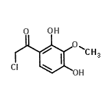 CAS#: 69151-93-5， 2-Chloro-1-(2,4-dihydroxy-3-methoxyphenyl)ethanone