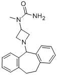 CAS#: 69159-47-3, 1-(1-(10,11-Dihydro-5H-Dibenzo(a,d)Cyclohepten-5-Yl)Azetidin-3-Yl)-1-Methylurea