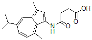 CAS 登录号:69174-75-0, 4-((3,8-二甲基-5-(1-甲基乙基)-1-薁基)氨基)-4-氧代丁酸
