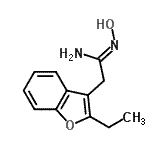 CAS#: 691840-56-9， 2-(2-Ethyl-1-benzofuran-3-yl)-N-hydroxyethanimidamide