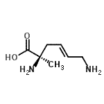 CAS#: 691847-31-1， (2R,4E)-2,6-Diamino-2-methyl-4-hexenoic acid