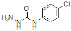 structure of CAS# 69194-89-4, N-(4-Chlorophenyl)-Hydrazinecarboxamide;N-(4-CHLOROPHENYL)HYDRAZINECARBOXAMIDE;4-(4-CHLOROPHENYL)SEMICARBAZIDE