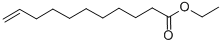 structure of CAS# 692-86-4, Ethyl 10-Undecenoate;Undec-10-Enoic Acid Ethyl Ester;Ethyl 10-Undecenoate;Ethyl 10-Hendecenoate