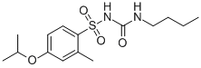 CAS#: 69210-43-1， N-((Butylamino)Carbonyl)-2-Methyl-4-(1-Methylethoxy)Benzenesulfonamide