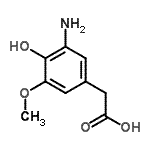 CAS#: 692257-57-1， (3-Amino-4-hydroxy-5-methoxyphenyl)acetic acid