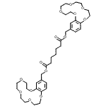 CAS#: 69271-98-3， Bis(2,3,5,6,8,9,11,12-octahydro-1,4,7,10,13-benzopentaoxacyclopentadecin-15-ylmethyl) pimelate