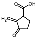 CAS#: 69274-56-2， 2-Methylene-3-oxocyclopentanecarboxylic acid