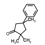 CAS#: 69278-40-6， 2,2,4-Trimethyl-4-phenylcyclopentanone