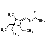 CAS#: 693226-85-6， (2Z)-2-(2,3,3-Triethyl-4-methylcyclobutylidene)hydrazinecarboxamide