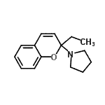 CAS#: 693251-76-2， 1-(2-Ethyl-2H-chromen-2-yl)pyrrolidine