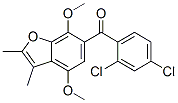 CAS#: 69353-36-2， 6-(2,4-Dichlorobenzoyl)-4,7-Dimethoxy-2,3-Dimethylbenzofuran