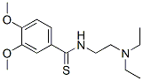 CAS#: 69353-47-5， 3,4-Dimethoxy-N-[2-(Diethylamino)Ethyl]Benzothioamide