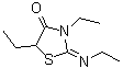 CAS#: 693763-44-9， (2E)-3,5-Diethyl-2-(ethylimino)-1,3-thiazolidin-4-one