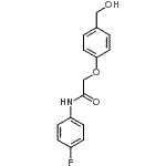 CAS#: 693806-30-3， N-(4-Fluorophenyl)-2-[4-(hydroxymethyl)phenoxy]acetamide
