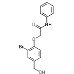 CAS#: 693812-22-5， 2-[2-Bromo-4-(hydroxymethyl)phenoxy]-N-phenylacetamide