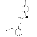 CAS#: 693819-38-4， N-(4-Fluorophenyl)-2-[2-(hydroxymethyl)phenoxy]acetamide