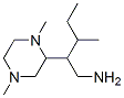 CAS 登录号：69382-07-6， 2-(1,4-二甲基哌嗪-2-基)-3-甲基-戊烷-1-胺