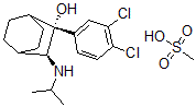 CAS 登录号:69429-85-2, 西洛巴明甲磺酸盐