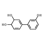 CAS#: 69432-60-6， 4-(3-Hydroxyphenyl)-3,5-cyclohexadiene-1,2-diol
