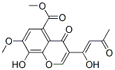 CAS#: 69448-97-1, 8-Hydroxy-3-(1-Hydroxy-3-Oxo-1-Butenyl)-7-Methoxy-4-Oxo-4H-1-Benzopyran-5-Carboxylic Acid Methyl Ester