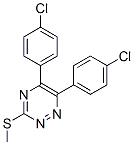 CAS 登录号:69466-88-2, 5,6-二(4-氯苯基)-3-甲硫基-1,2,4-三嗪
