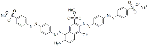 CAS#: 6949-14-0， 7-Amino-4-Hydroxy-3,8-Bis[[4-[(4-Sulfophenyl)Azo]Phenyl]Azo]-2-Naphthalenesulfonic Acid Trisodium Salt