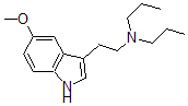 structure of CAS# 69496-75-9, 5-Methoxy-N,N-Dipropyl-1H-Indole-3-Ethanamine;3-(2-AMINOETHYL)-N,N-DIPROPYL-5-METHOXYINDOLE;5-Methoxy-N,N-Dipropyltryptamine