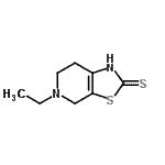 CAS#: 695140-83-1， 5-Ethyl-4,5,6,7-tetrahydro[1,3]thiazolo[5,4-c]pyridine-2(1H)-thione