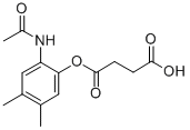 CAS#: 69517-62-0， Succinic Acid Hydrogen 1-(2-Acetylamino-4,5-Dimethylphenyl) Ester