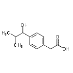 CAS#: 69519-08-0， [4-(1-Hydroxy-2-methylpropyl)phenyl]acetic acid