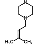 CAS#: 69541-13-5， 1-(3-Methyl-2-buten-1-yl)piperazine