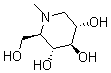 structure of CAS# 69567-10-8, N-Methyldeoxynojirimycin;(2R,3R,4R,5S)-2-(Hydroxymethyl)-1-Methyl-Piperidine-3,4,5-Triol;(2R,3R,4R,5S)-1-Methyl-2-Methylol-Piperidine-3,4,5-Triol;D-Glucitol, 1,5-Dideoxy-1,5-(Methylimino)-