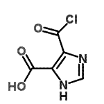 CAS#: 69579-33-5， 4-(Chlorocarbonyl)-1H-imidazole-5-carboxylic acid