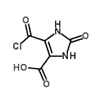 CAS#: 69579-39-1， 5-(Chlorocarbonyl)-2-oxo-2,3-dihydro-1H-imidazole-4-carboxylic acid
