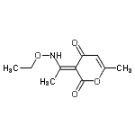 CAS#: 695807-03-5， (3E)-3-[1-(Ethoxyamino)ethylidene]-6-methyl-2H-pyran-2,4(3H)-dione