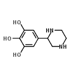 CAS#: 695807-89-7， 5-(2-Piperazinyl)-1,2,3-benzenetriol