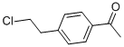 structure of CAS# 69614-95-5, 4-(2-Chloroethyl)Acetophenone;4'-(.Beta.-Chloroethyl)Acetophenone;Zinc00167792;4'-(Beta-Chloroethyl)Acetophenone