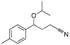 结构式 CAS# 6965-79-3, 4-甲基-gamma-(1-甲基乙氧基)苯丁腈